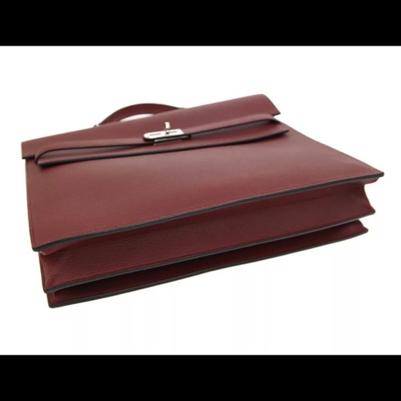 HERMES KELLY DEPECHE 34 Business Bag - Rouge - Picture 3 of 10